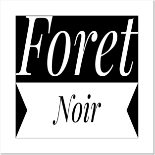 Foret Noir Logo Posters and Art